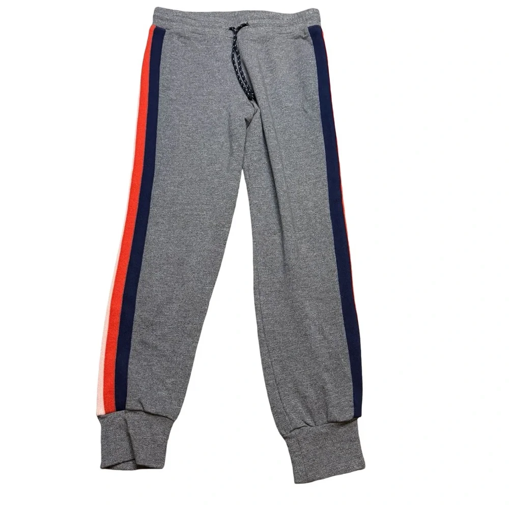 ✨🏃♀️ SUNDRY Gray Stripe Jogger Sweatpants Side Stripe Sz 1 🏃♀️✨ - Picture 2 of 7